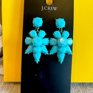 JCrew Turquoise Beaded Earrings